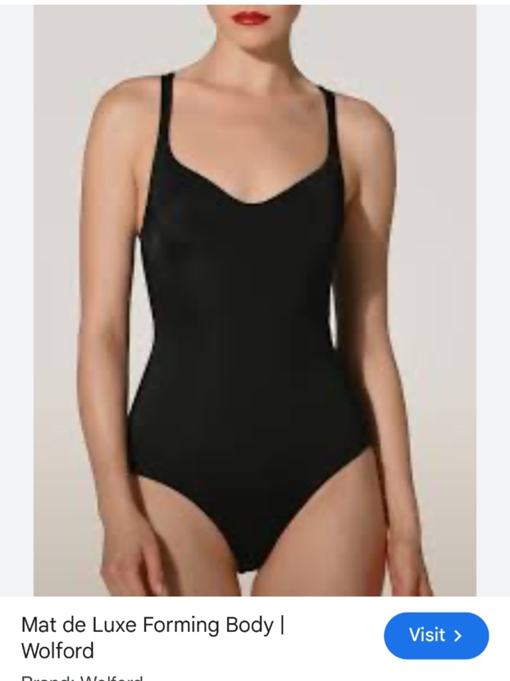 Wolford Black Underwire Shaping Bodysuit Size Large B Cup